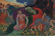 Rupert Bunny The Rape of Persephone oil on canvas